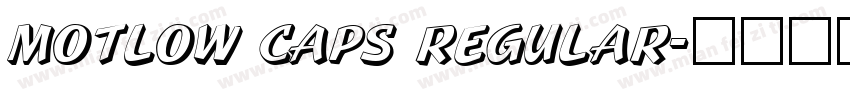 Motlow Caps Regular字体转换